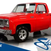 classic vintage chrome short bed Chevy truck step side wooden bed