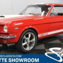classic vintage chrome stang FoMoCo, A/C, white stripes hood scoop