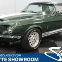 classic vintage chrome stang pony FoMoCo automatic white stripes black vinyl top