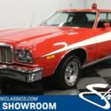 classic vintage chrome starsky and hutch fomoco tv car gran torino red white str