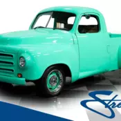 classic vintage chrome studebaker 350 v8 auto transmission pickup