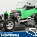 classic vintage chrome t-bucket fomoco 350 v8 auto transmission green