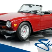 classic vintage chrome tr6 2.5 inline 6 manual transmission