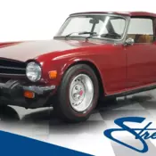 classic vintage chrome tr6 2.5 liter inline 6 manual transmission soft top