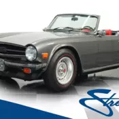 classic vintage chrome tr6 2.5 liter inline 6 manual transmission