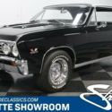 classic vintage chrome triple black vinyl interior chevy muscle car bbc