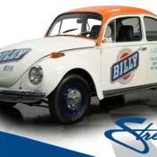 classic vintage chrome vw bug billy beer 1500cc manual transmission