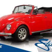 classic vintage chrome VW German drop rag top manual transmission
