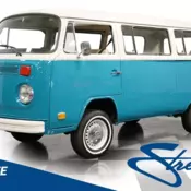 classic vintage chrome VW van caravan factory air