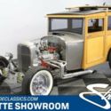 classic vintage chrome white wall tires black vinyl interior side pipes