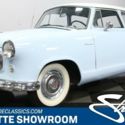 classic vintage chrome wide white wall tires cloth interior
