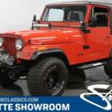 classic vintage chrome winch hardtop red black vinyl interior roll cage AMC