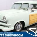 classic vintage chrome wood paneling lowered restored rag top FoMoCo Dolphin