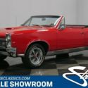 Classic vintage drop top convertible Pontiac 350 motor