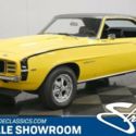 Classic vintage first gen Camaro with Rally Sport upgraded RS front end