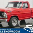 Classic vintage Ford pickup truck big block motor