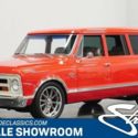 Classic vintage fuel injected Chevy Suburban