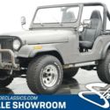 Classic vintage Jeep CJ-5 soft top 304 V8