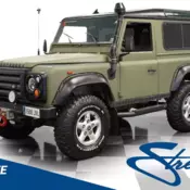 classic vintage luxury English SUV snorkel off road 4wd wheel drive over land