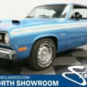 classic vintage mopar 340 v8 auto air blue muscle car
