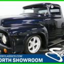 classic vintage pickup truck 350 v8 auto blue chopped f100 1956 Stepside Used