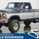 Classic vintage pickup truck four by four 4x4