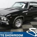 classic vintage restored chrome black vinyl bbc chevy muscle car Vintage Air