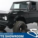 classic vintage restored early 1st gen bronco automatic FoMoCo triple black