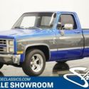 Classic vintage square body Chevy pickup air conditioning