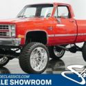 Classic vintage square body K10 lift American Force wheels