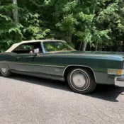 Classic1973 Green Firemist Cadillac Eldorado Convertible - Impeccable Condition!