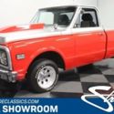 classics vintage chrome chevy 454 v8 big block red silver auto
