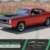 Clean Hemi Orange Duster with built 360/4-spd! Classic A-Body Mopar muscle car!