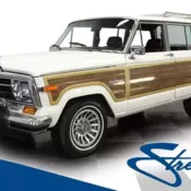 CLEAN HISTORY AMC 360 V8 ICONIC COLORED WHITE EXTERIOR WITH BURGUNDY LEATHER IN