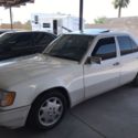 Clean rare color combo White with Navy Leather 1994 E320 Sedan Drives Great