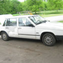 collectors vintage 1987 volvo 740 gle 4 door sedan white automatic rwd SEDAN car
