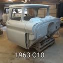 COMPLETELY RESTORED 1963 CHEVY C 10 TRUCK CAB WITH TITLE - WORKS FOR 60 61 62 63