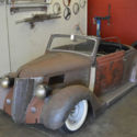 CONVERTIBLE HOT ROD CUSTOM RAT RAGTOP DROP TOP STREET VTG OLD HENRY STEEL BAGGED