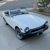 convertible MGB - super fun to drive