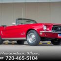 Convertible R134a A/C, Power Steering and Brakes 289 V8 3 speed automatic Red