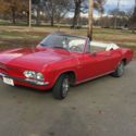 Corvair Convertible 1965 red