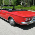 Corvair Monza CONVERTIBLE, Ember RED, WHITE Top, BLACK Buckets, 164, POWERGLIDE!