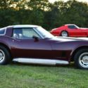 Corvette 1981 Red/Dark Claret with maroon interior #S matching low mileage