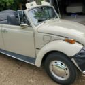 Cream 1970 Volkswagen VW OLD Beetle Convertible 48K Original Miles