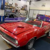 cuda convertible big block 383, red on red, less than 10 know to exist