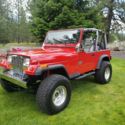 Custom 1 of a kind 1989 Jeep Wrangler YJ Corvette