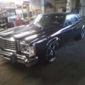 Custom 1976 granada ghia 3 inch chop shaved frenched louvered 351 4 wheel disc