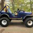 Custom 1977 Jeep CJ-5 SUV Blue 4WD Manual CJ5