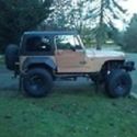 Custom built 1989 jeep wrangler fresh V8