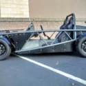 Custom built summer race car based on turbo Miata drivetrain